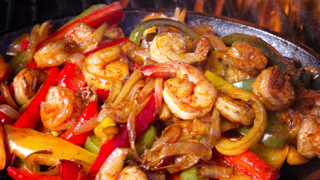 Sizzling Shrimp Fajita Recipe Arlen "Benny" Cenac Jr